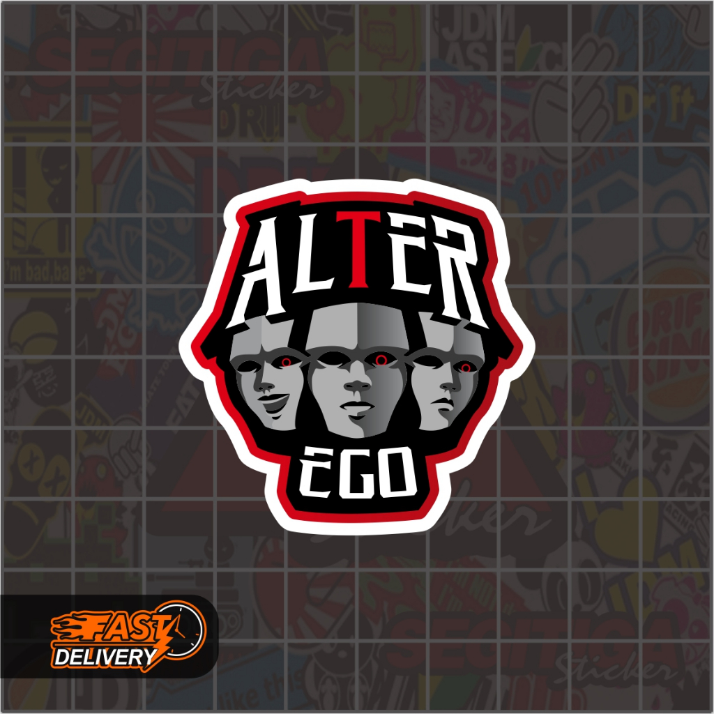 

Sticker Alter Ego Ukuran 5 x 5 Cm