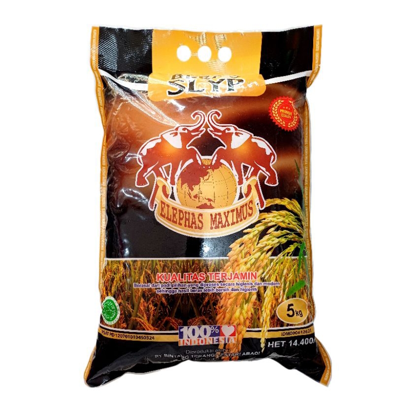 

Elephes Maximus cap Gajah Beras Premium 5Kg Sak Jamfadly Mart - Medan Maimun
