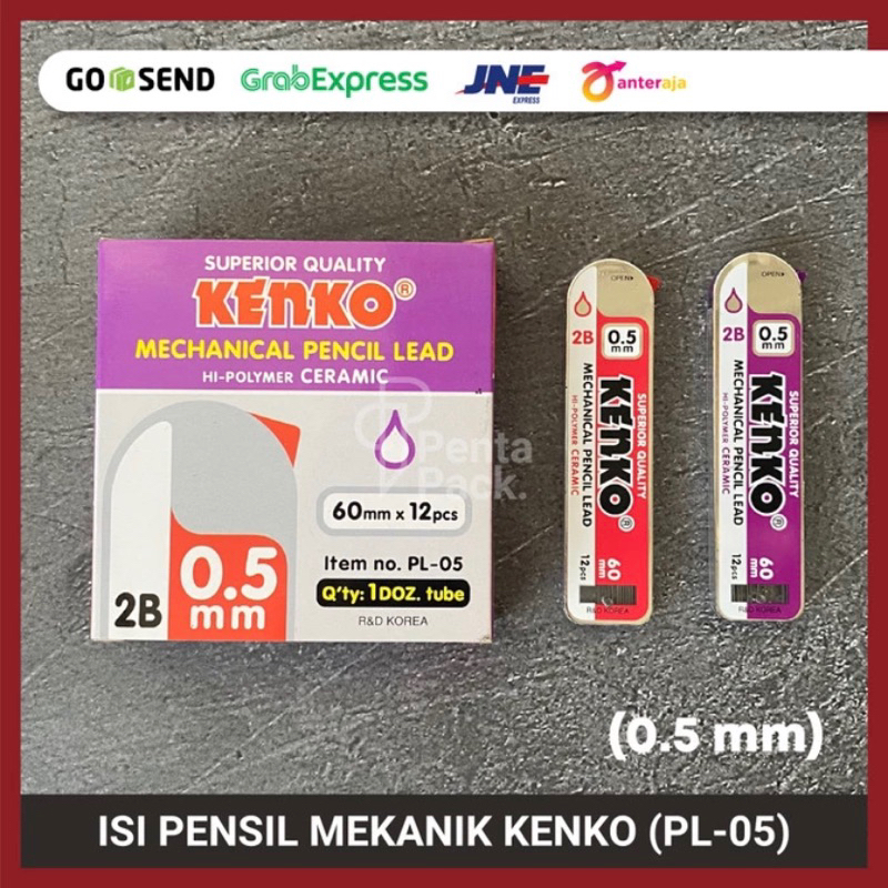 

[ECER] Isi Pensil Mekanik Kenko PL-05 / Mechanical Pencil Tube ( 0,5 mm )