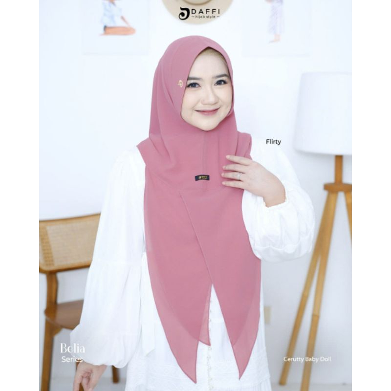 Belia Series by Daffi Hijab bergo model hodie