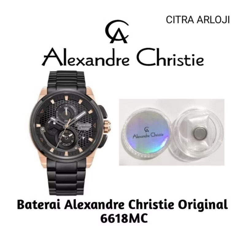 Baterai Alexandre Christie 6618MC Original