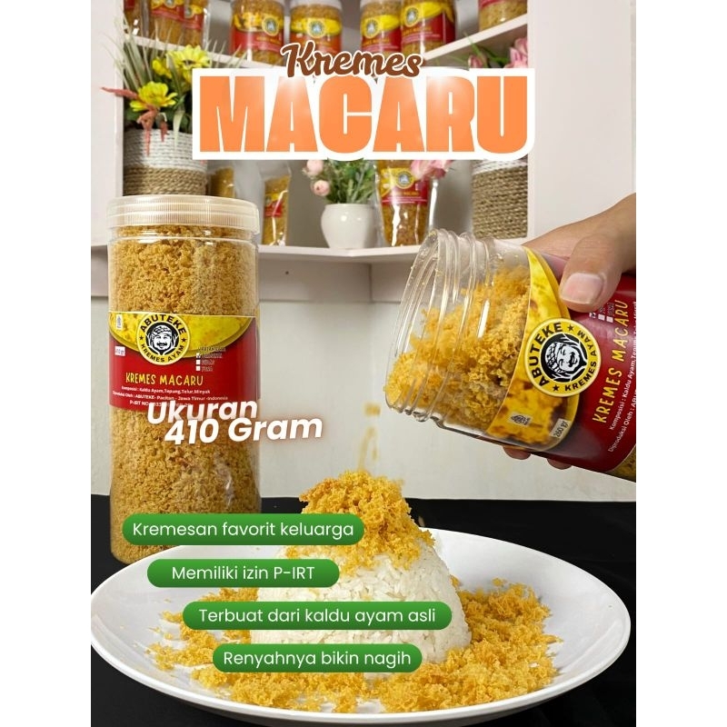 

Kremes Ayam Murah Best Seller Macaru Rasa Original 410 gram