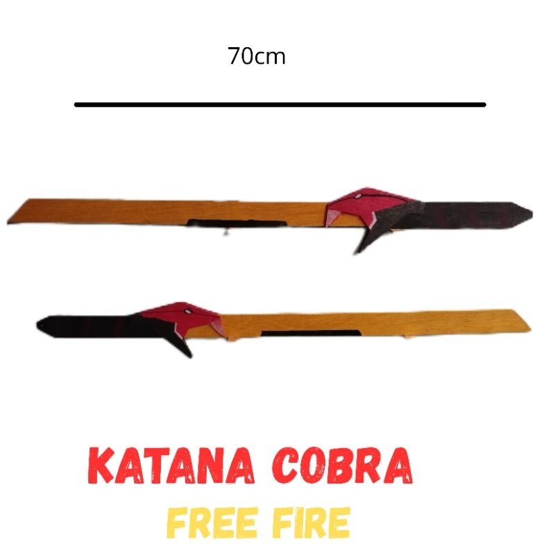 mainan anak pedang kobra game ff freefire anak anak mainan anak dari triplek pedang virall