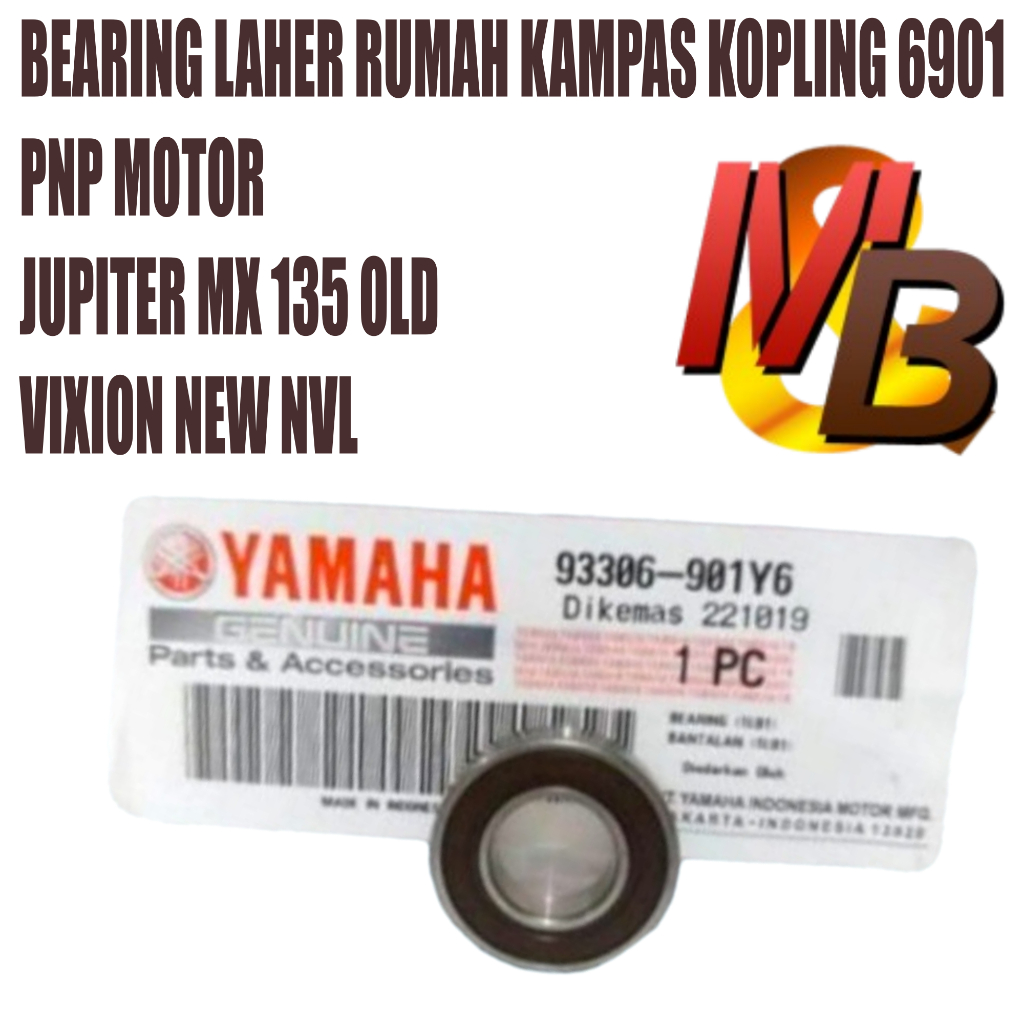 bearing laher rumah kampas kopling 6901 pnp motor jupiter mx 135 old vixion new nvl