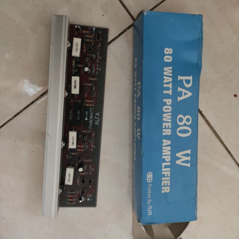 power amplifier 80watt alfa
