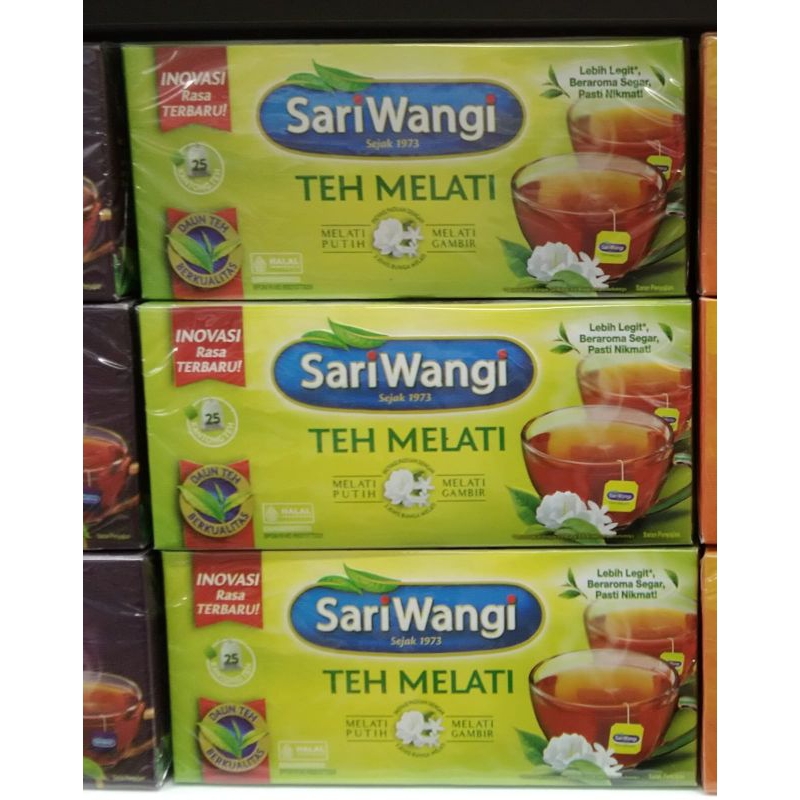 

Teh Sariwangi Teh Melati 25 kantong teh