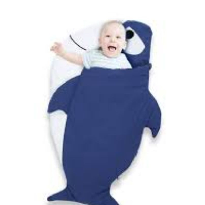Sleep Sack Hiu / Sleeping Bag Baby Shark / Kantong Tidur Bayi / Selimut Stroller / Kasur Karakter / 