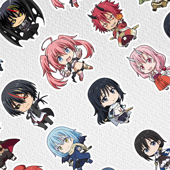 

[ VINYL & CHROMO 7 CM] ANIME cetak stiker Game/STIKER MURAH TEMA ANIME TENSEI SHITARA SLIME DATTA KEN /murah/stiker medium