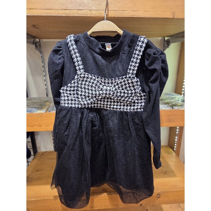 Dress Alice tutu Hitam anak