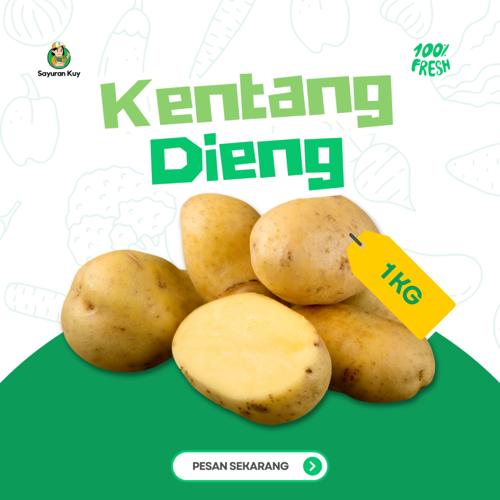 

Kentang Dieng Medium Fresh Segar 1kg