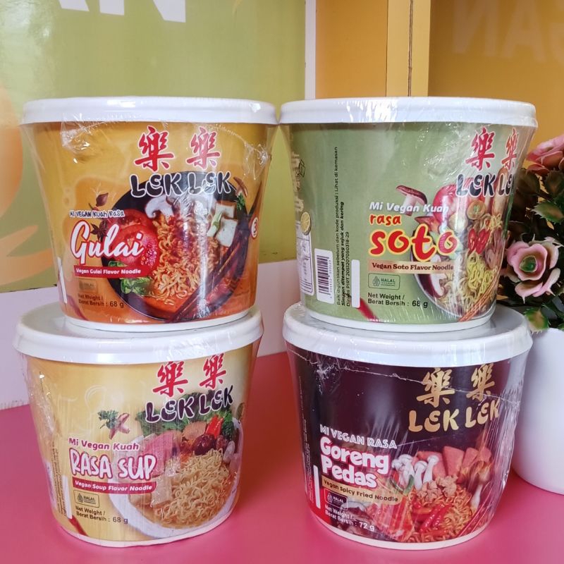 Mie Cup Lek Lek Vegan