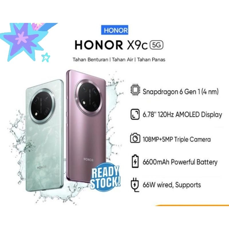 HONOR X9C 5G NFC RAM 12GB/256GB GARANSI RESMI