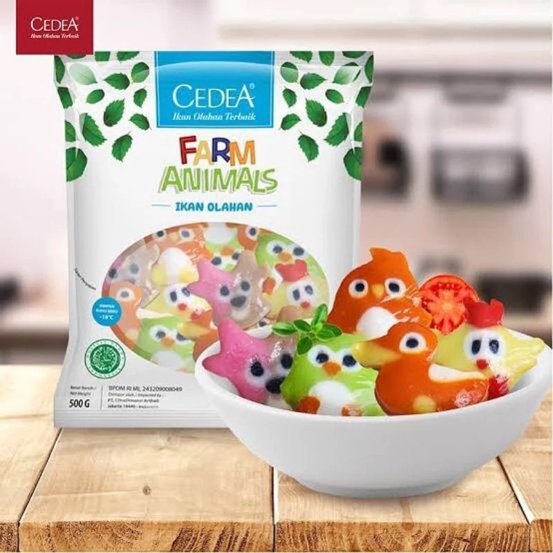 

Cedea Farm Animal * Ikan Olahan Bentuk Binatang * 500 gr