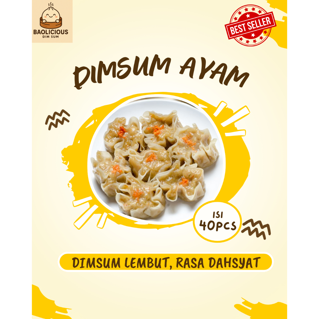 

BAO DIMSUM DIMSUM AYAM - ISI 40Pcs