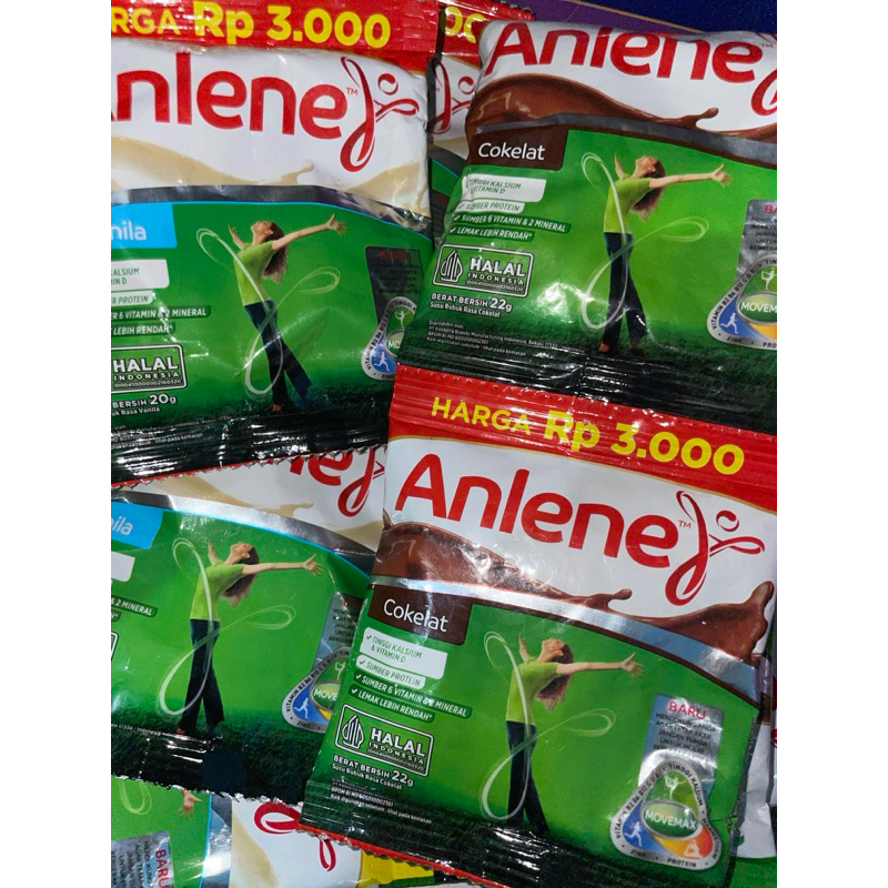 

ANLENE SACHET COKLAT DAN VANILA ( HARGA SATUAN )