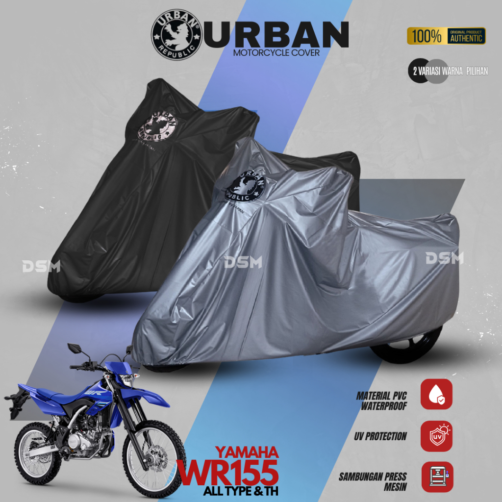 Urban Cover Motor Yamaha WR155R 100% Waterproof / Sarung Motor WR 155
