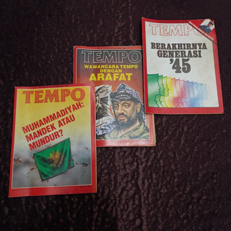 Majalah Tempo edisi tahun 1985 (cabutan)