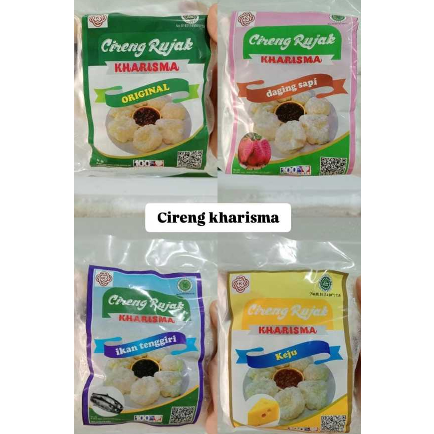 

Rujak cireng kharisma original / daging sapi / ikan tenggiri / keju isi 20pcs frozen