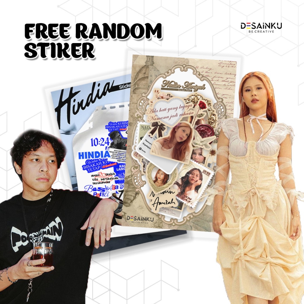 

FREE RANDOM STICKER PACK BY DESAINKU99
