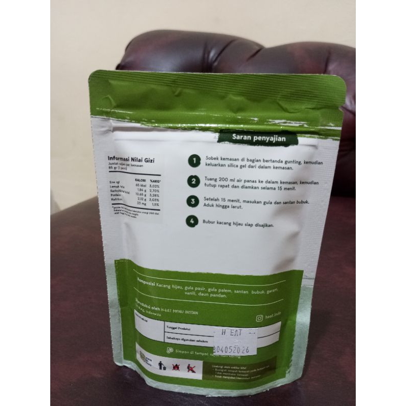 

Classica2106 H-Eat Bubur Kacang Hijau Tinggal Seduh Dan Makan Makanan Outdoor Mendaki Gunung