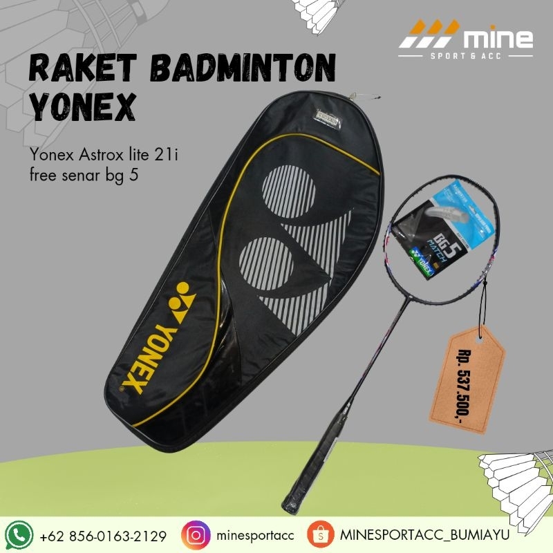 RAKET BADMINTON YONEX/ SLR/ NIMO