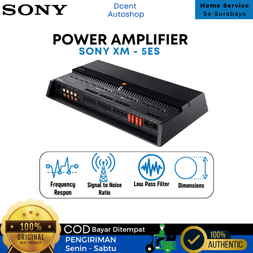 Power Amplifier Mobil - Power Speaker - Sony XM-5ES - 5 Channel - Premium Quality