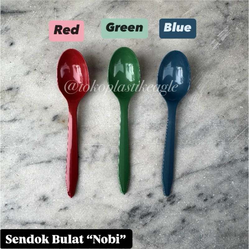 [isi 50pcs] Sendok Bulat “Nobi”