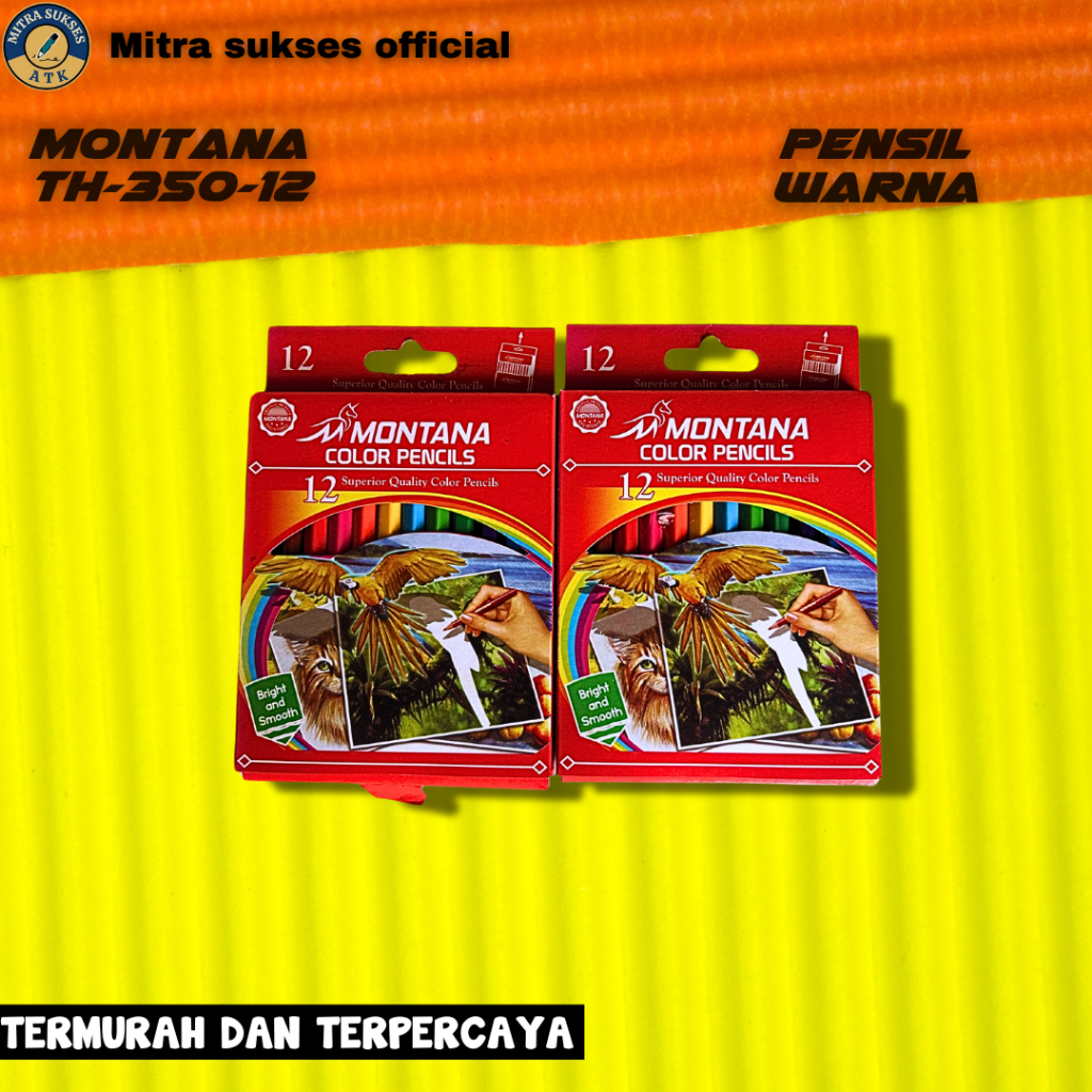 

PENSIL WARNA MONTANA 12 WARNA MURAH BANGET