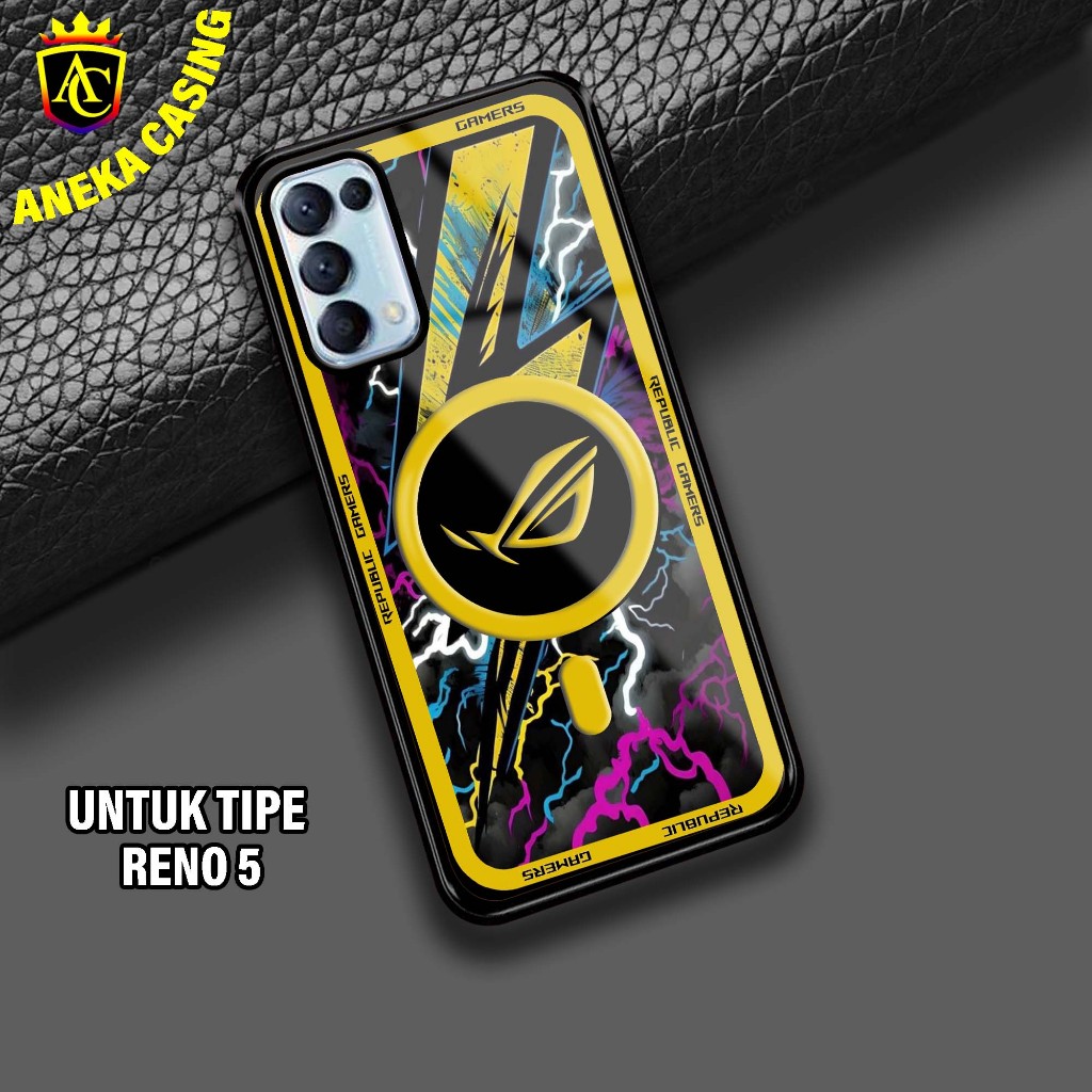 Case OPPO RENO 5 Hardcase Glossy casing Hp OPPO RENO 5 Terbaru [Motif - MOTIF 23] - Aneka Case Mengk