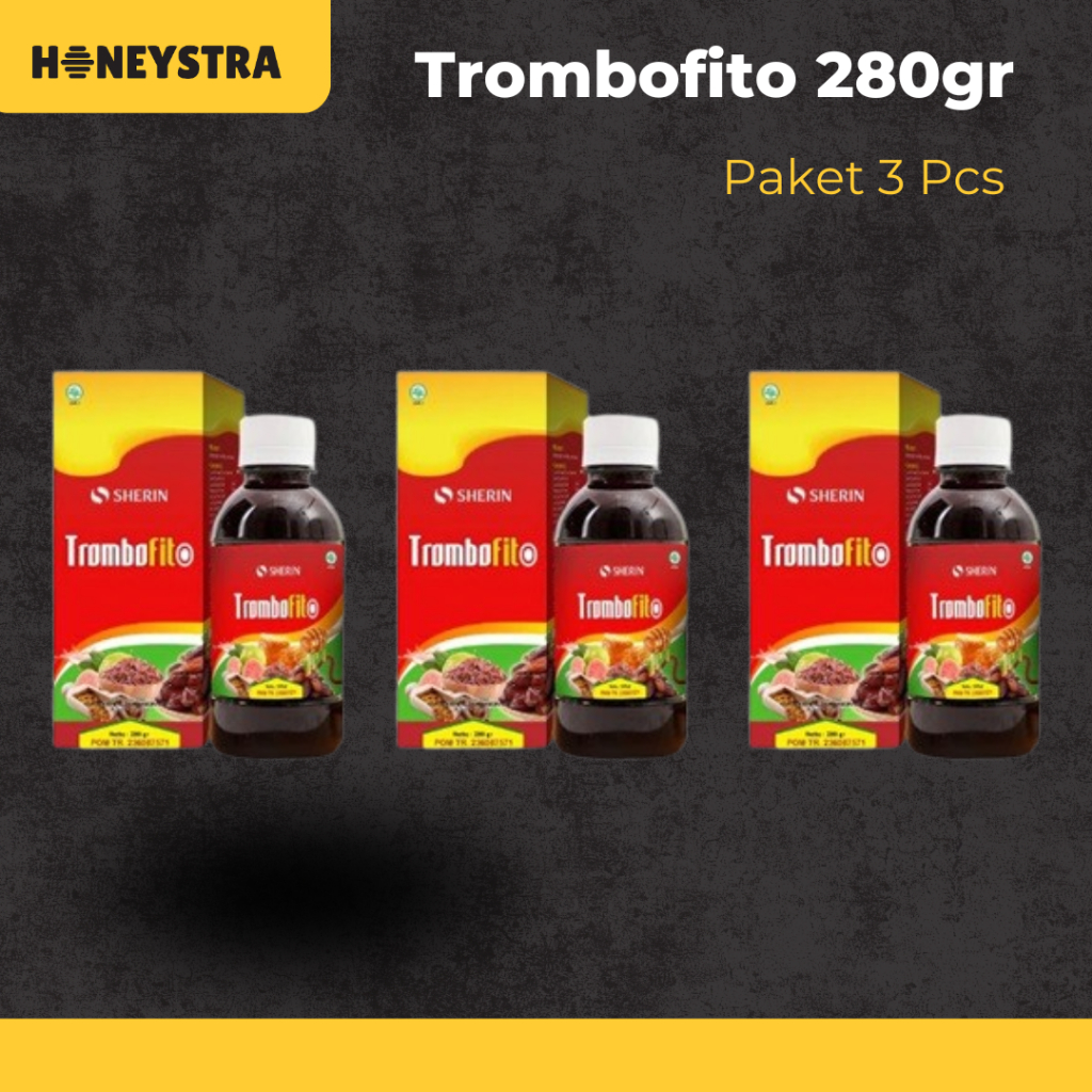 

Honeystra - Trombofito Madu Sari Kurma 280g - Paket 3 Pcs