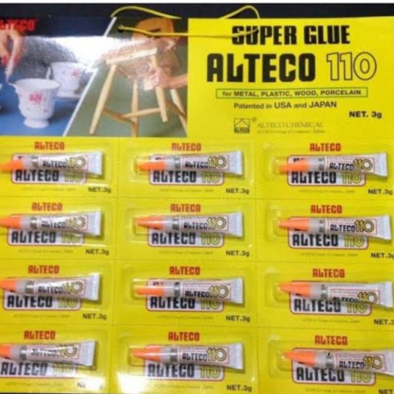

Lem Alteco 110 3g / Lem Super Glue Alteco Original