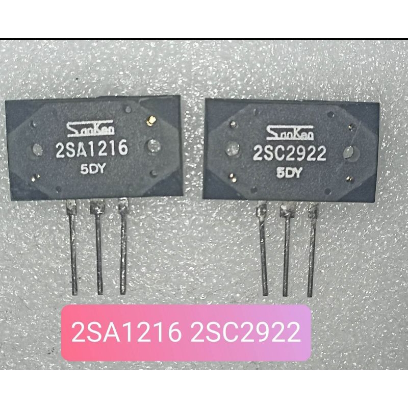 TRANSISTOR SANKEN 2SA1216 2SC2922 5DY RRT TR SANKEN 1216 2922 NON ORI