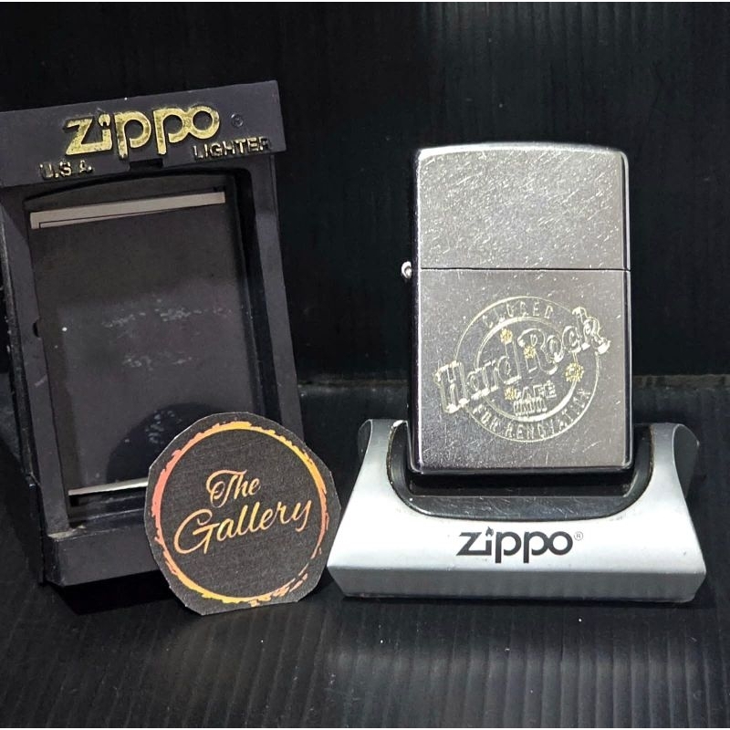 ⭐️⭐️⭐️⭐️⭐️ ORIGINAL ZIPPO OFFICIAL HARD ROCK CAFE KABUL TAHUN 2013 VERY RARE