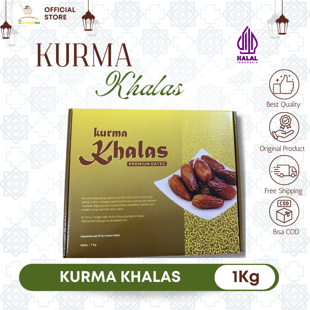 

Kurma Khalas Premium Dates Oleh-oleh Arab Jajanan Arab Murah