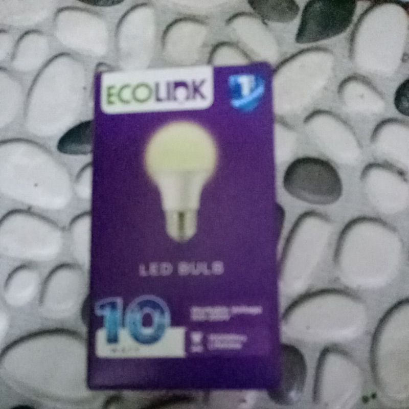 Lampu led ecolink 10 Watt warna kuning atau warm white
