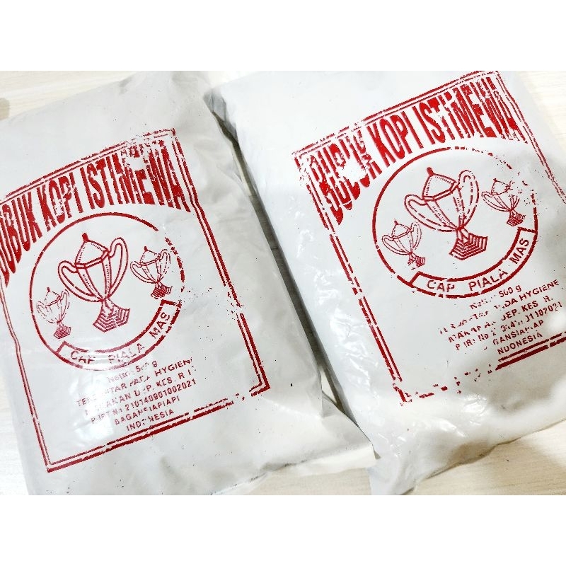 

READY STOCK Bubuk Kopi Istimewa Bagan cap 3 piala mas