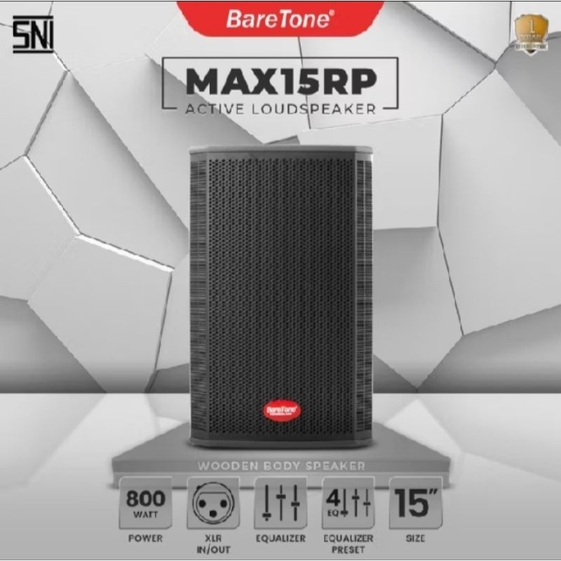 Speaker aktif 15 inch karaoke baretone max15rp max 15rp max 15 rp