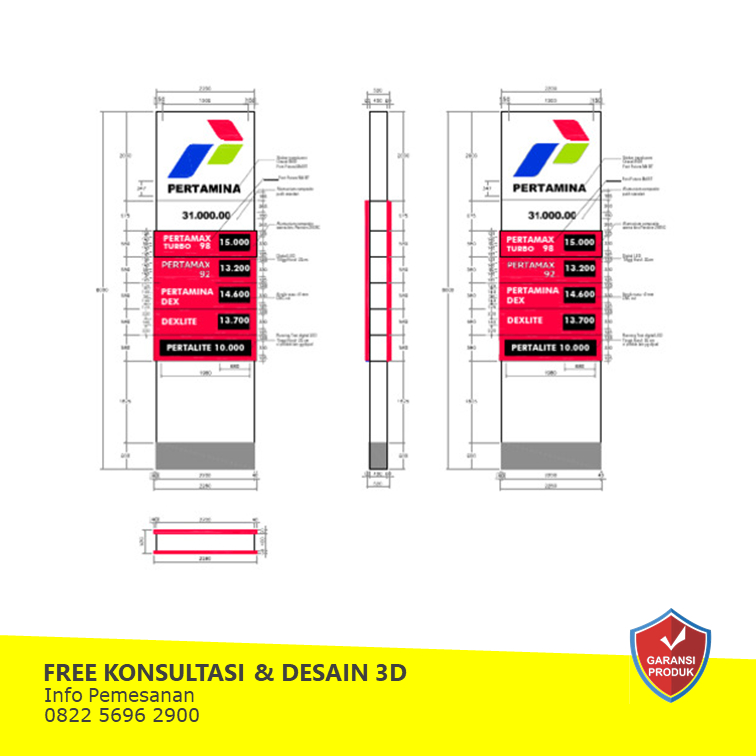 Totem dan Pylon Sign Untuk Branding | Samarinda Balikpapan