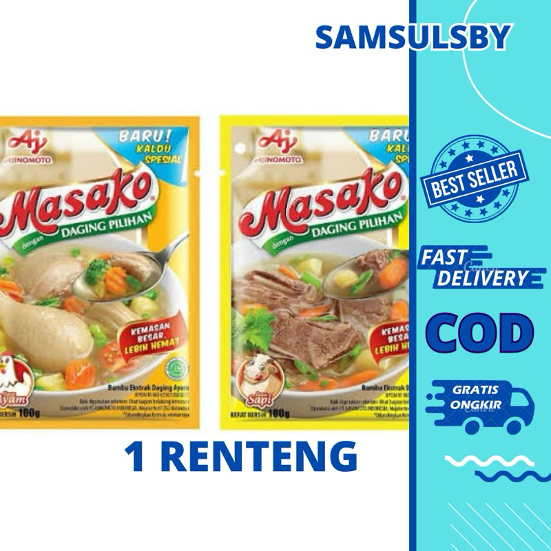 

MASAKO sapi/ayam 1 renteng isi 12 pcs