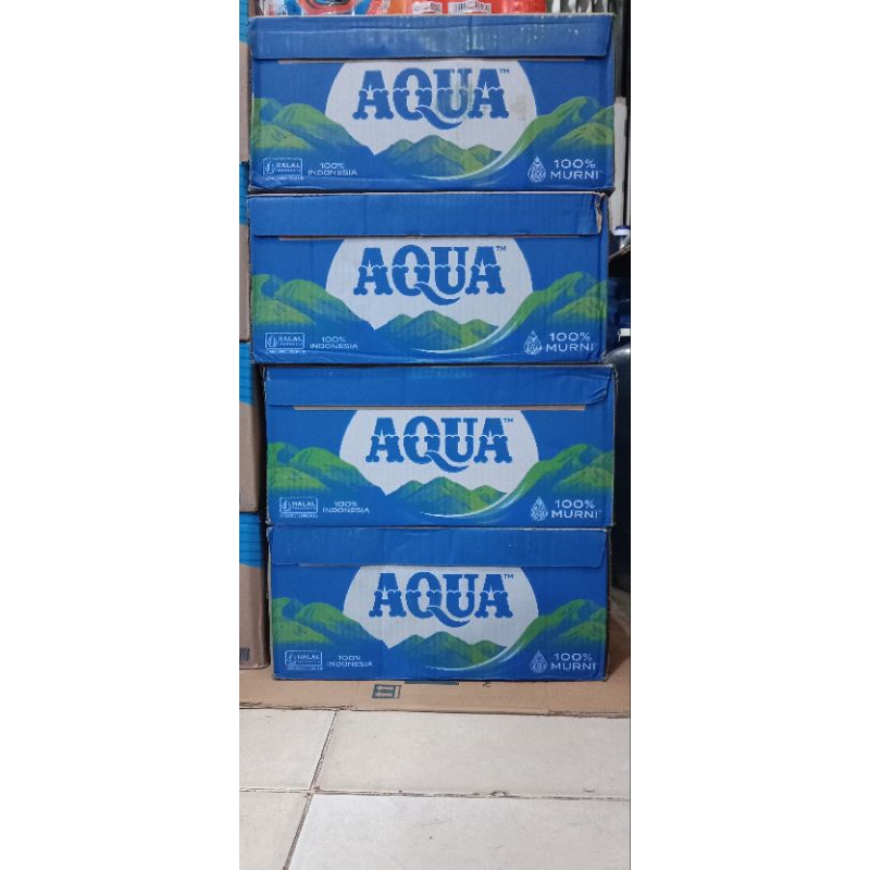 

aqua 330ml-1 dus isi 24 botol
