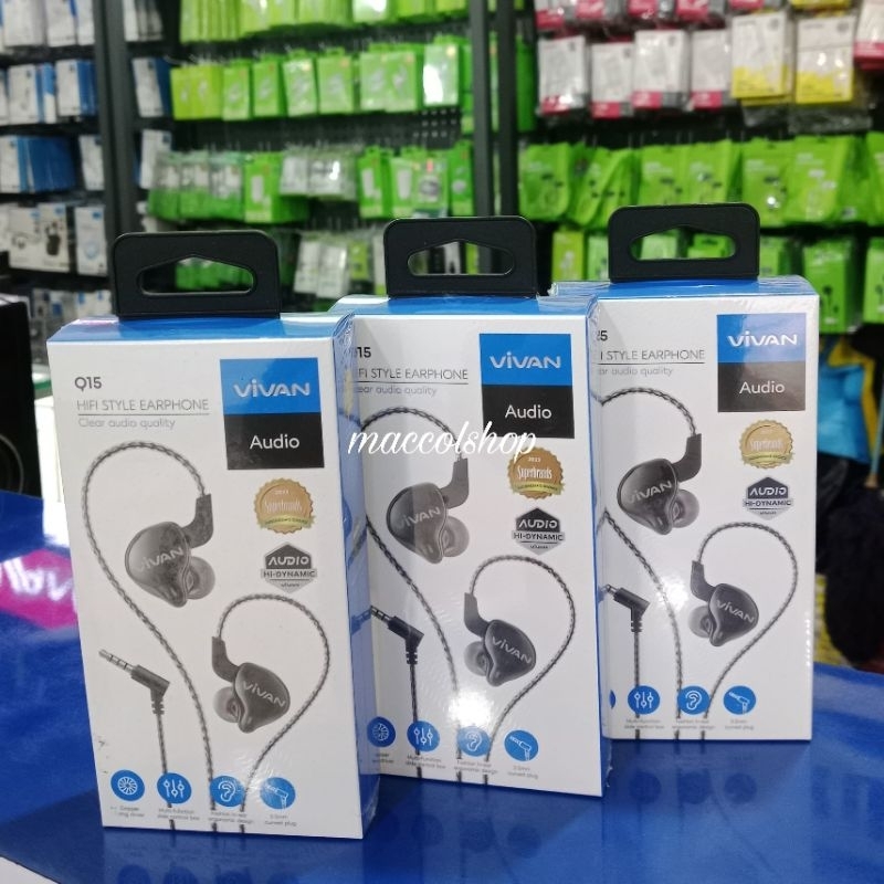 VIVAN Q15 Headset Wired in Ear