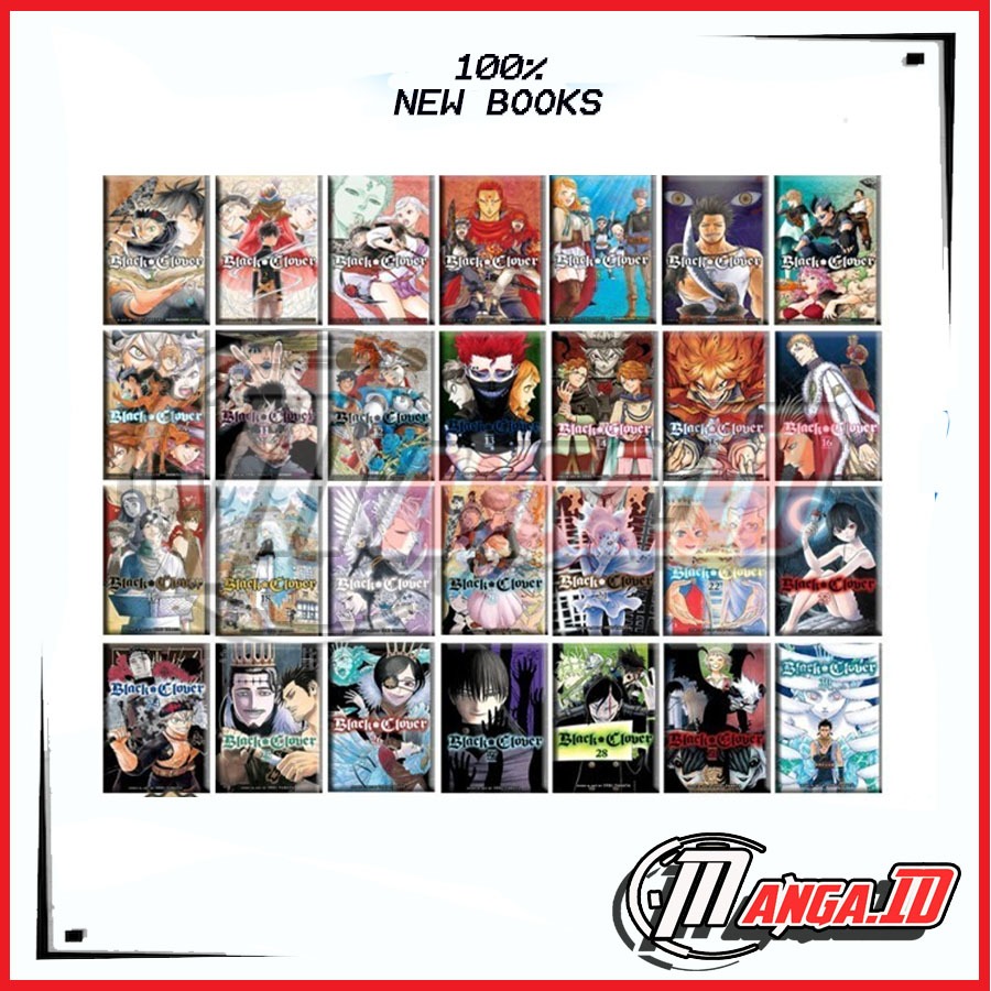 Manga: Black Clover vol 1 - 35, English - Manga ID