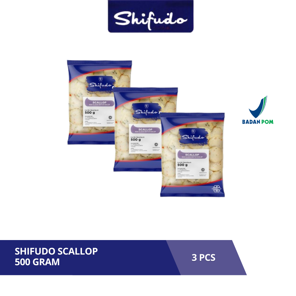 

Shifudo - Scallop 500 Gram - 3 Pcs