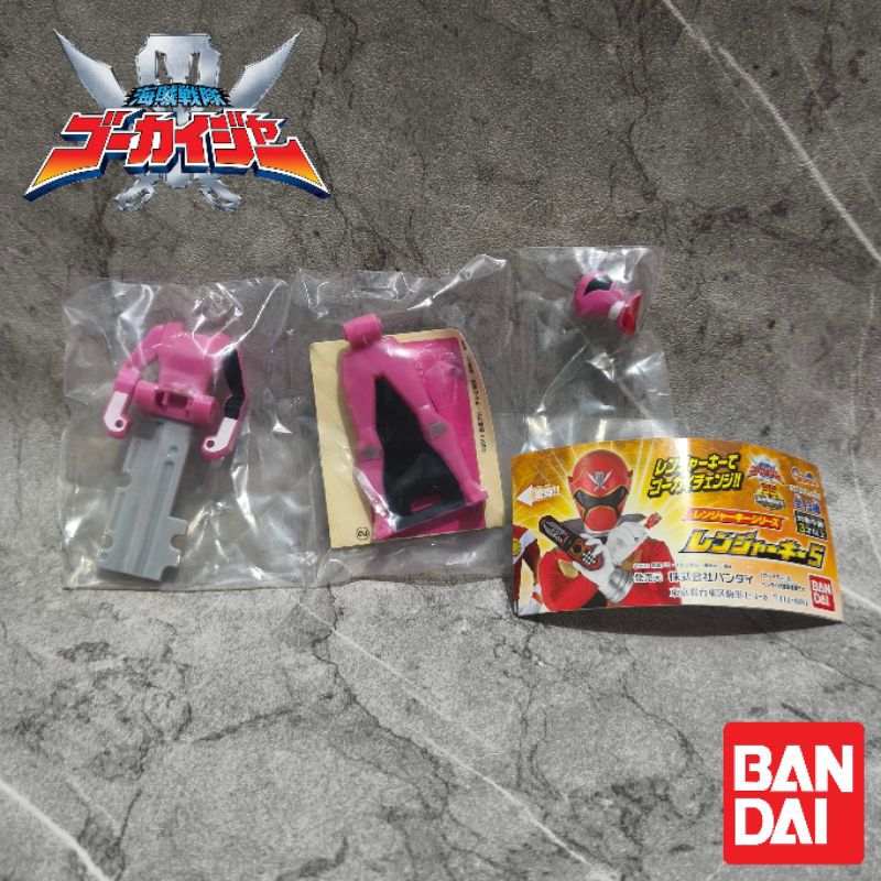 NEW Gachapon Gokaiger Ranger Key Pink Dekaranger Super Sentai Power Ranger Key Loose