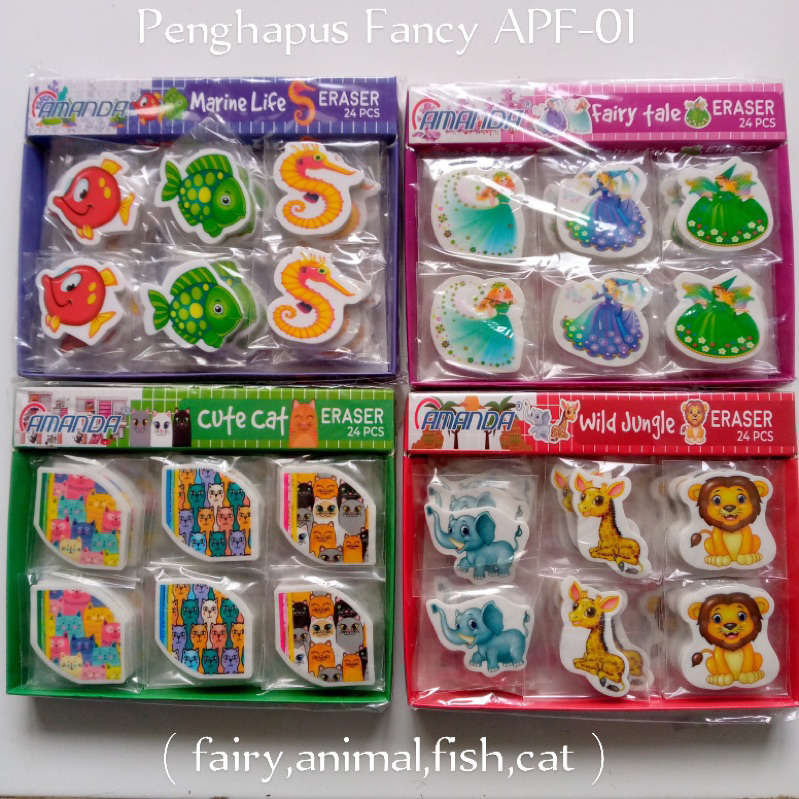 

penghapus fancy isi 6 pcs