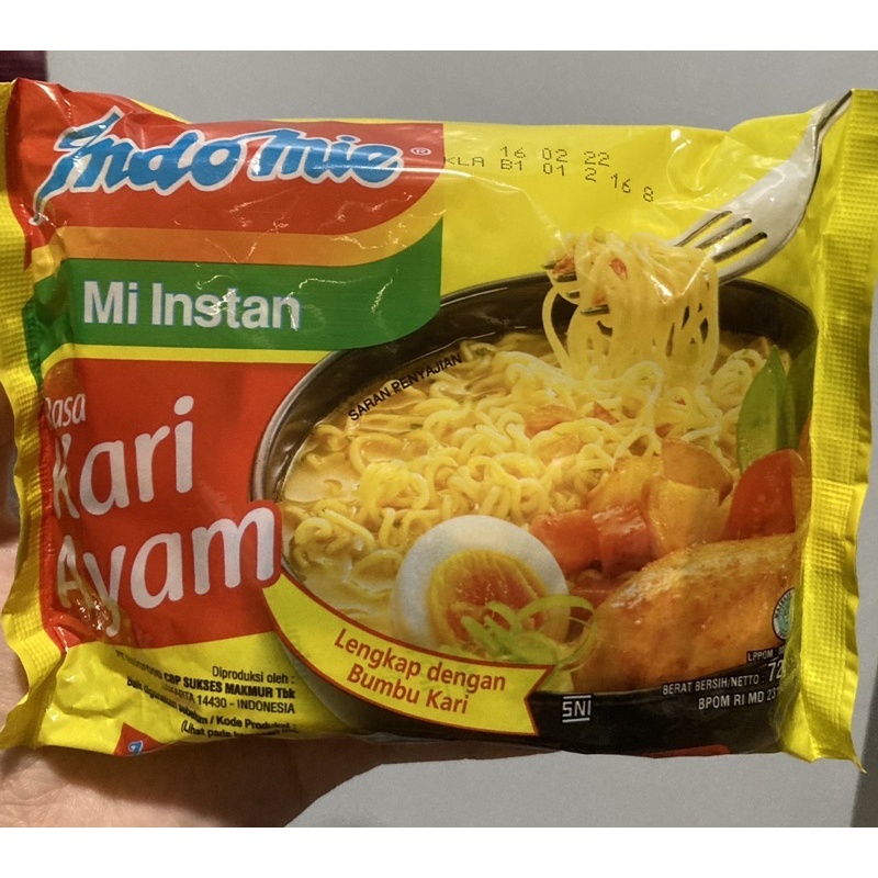 

ISI 20 PCS INDOMIE KARI AYAM KHAS SUMATERA SETENGAH DUS