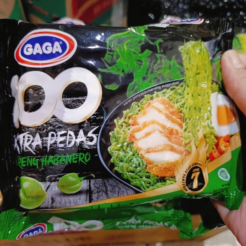 

GORENG HABANERO EXTRA PEDAS LEVEL 7 MIE GORENG GAGA 100