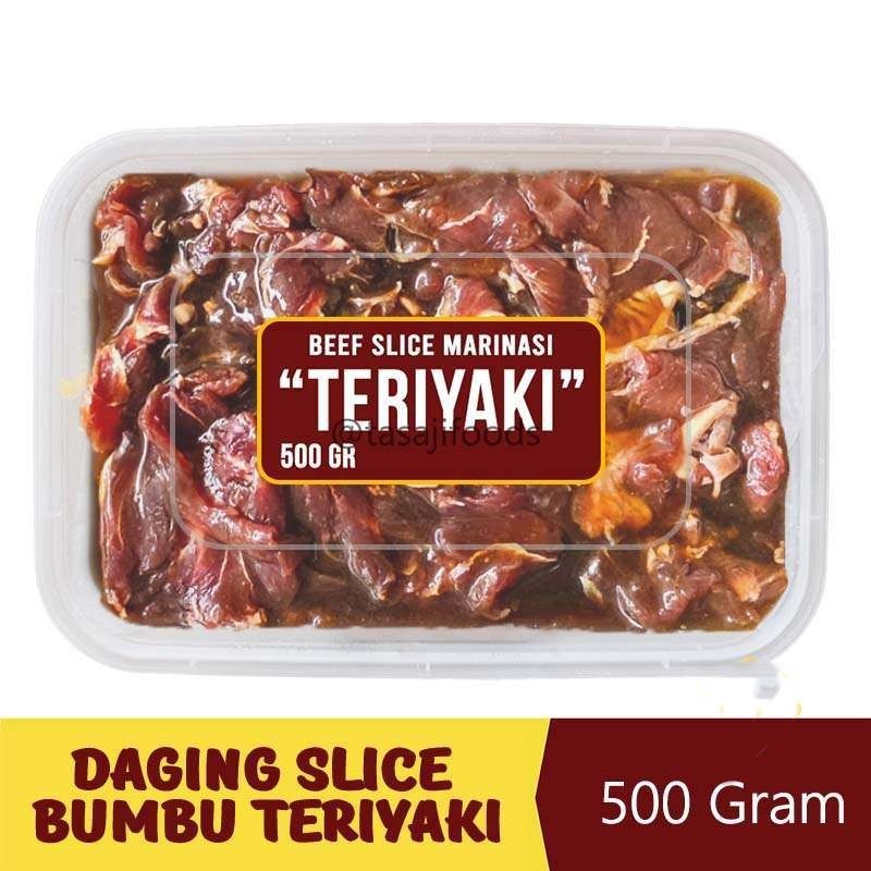 

BEEF SLICE MARINASI TERIYAKI 500GR