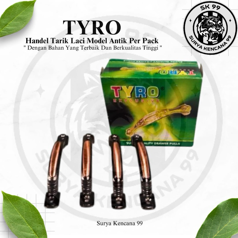 {per Kotak 36 Pcs } Grosir Tarikan Laci Lemari Tyro Antik