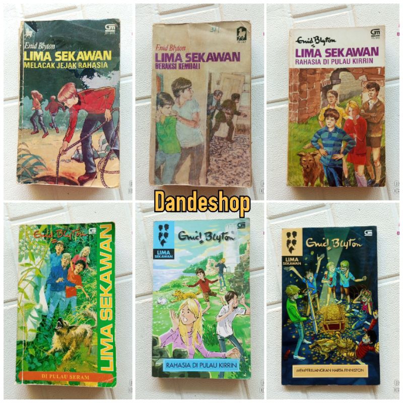 Enid Blyton Lima Sekawan - Novel bekas preloved